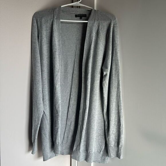 Stitch Fix Love Ellie Gray Open Front Cardigan Sweater - Picture 1 of 4